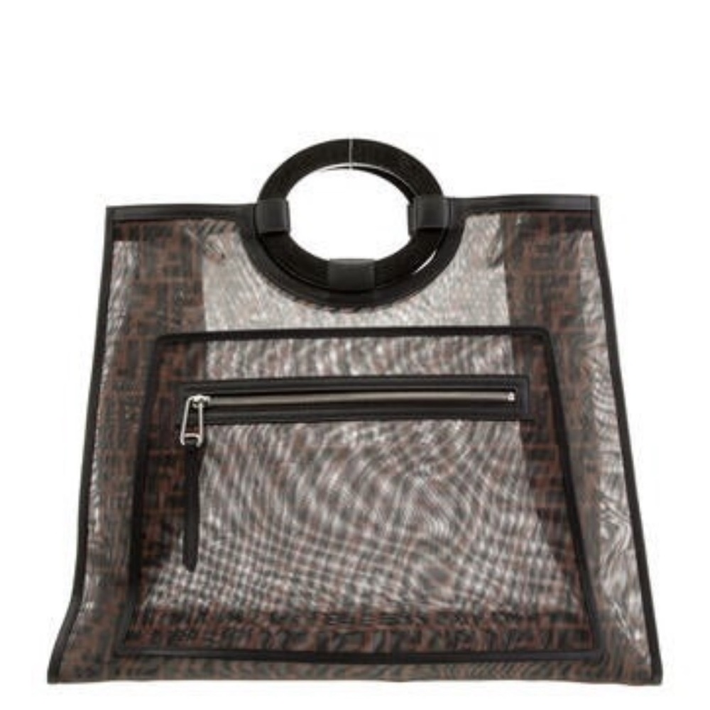 Fendi Zucca Large Runway Mesh Tote